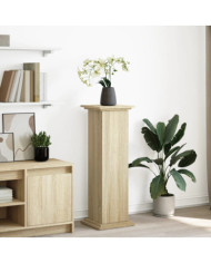 Piédestal avec rangement chêne sonoma bois d'ingénierie | Mobilier & Déco
