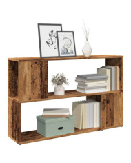 Bibliothèque vieux bois 100x24x63 cm bois d'ingénierie | Mobilier & Déco
