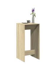 Table de bar chêne sonoma 51x50x103,5 cm bois d'ingénierie | Mobilier & Déco
