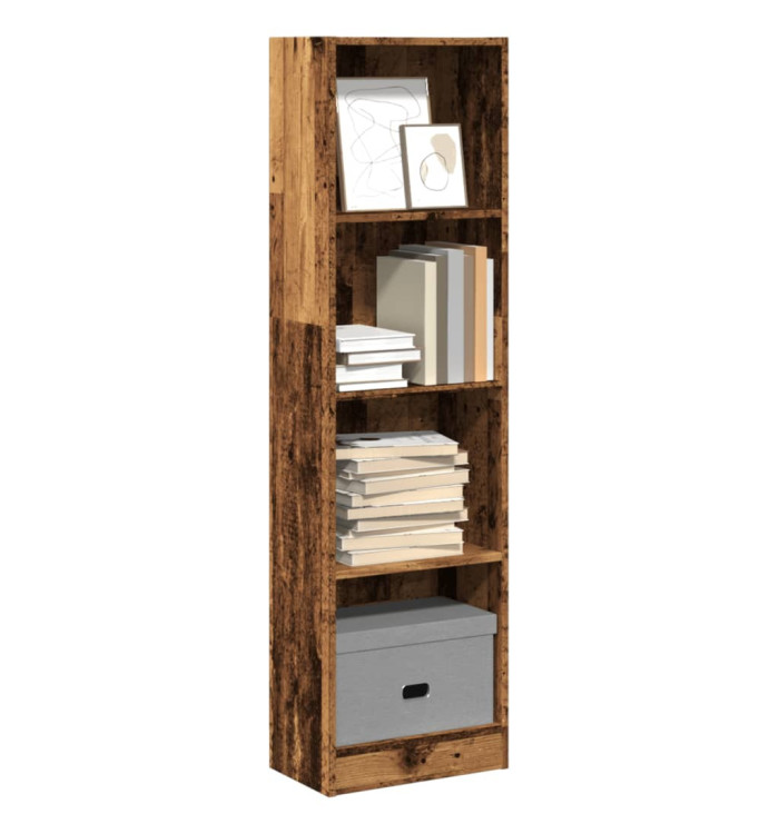 Bibliothèque vieux bois 40x24x143 cm bois d'ingénierie | Mobilier & Déco