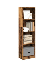 Bibliothèque vieux bois 40x24x143 cm bois d'ingénierie | Mobilier & Déco