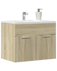 Armoire d'évier Chêne sonoma 60x38,5x46 cm Aggloméré | Mobilier & Déco