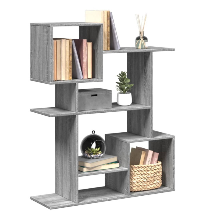 Étagère séparatrice de pièce sonoma gris 92x29x112 cm | Mobilier & Déco