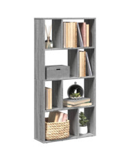 Bibliothèque sonoma gris 60x20x120 cm bois d'ingénierie | Mobilier & Déco