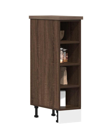 Armoire de plancher "Riga" chêne marron 20x44,5x81,5cm | Mobilier & Déco