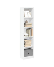 Bibliothèque blanc 40x24x176 cm bois d'ingénierie | Mobilier & Déco