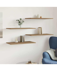 Étagères murales 4 pcs chêne artisanal 60x30x1,5 cm | Mobilier & Déco