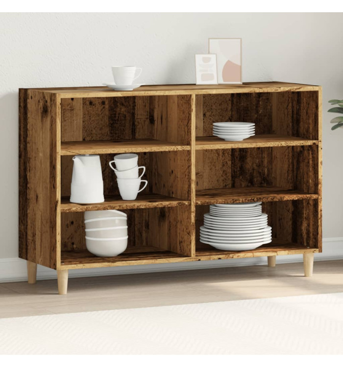 Buffet vieux bois 103,5x35x70 cm bois d'ingénierie | Mobilier & Déco