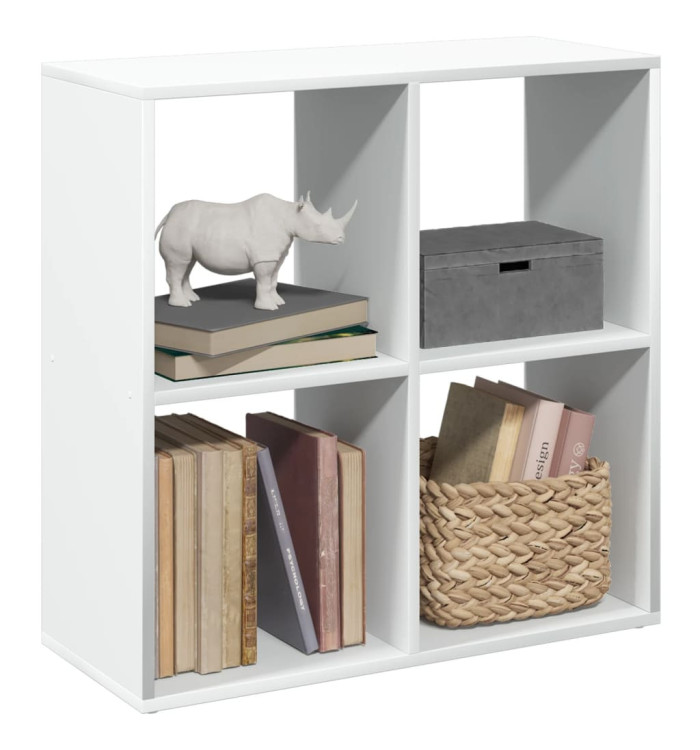 Étagère séparatrice de pièce blanc 69,5x29x69,5 cm | Mobilier & Déco