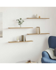 Étagères murales 4 pcs chêne artisanal 60x20x1,5 cm | Mobilier & Déco