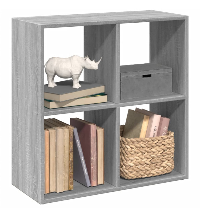 Étagère séparatrice de pièce sonoma gris 69,5x29x69,5 cm | Mobilier & Déco