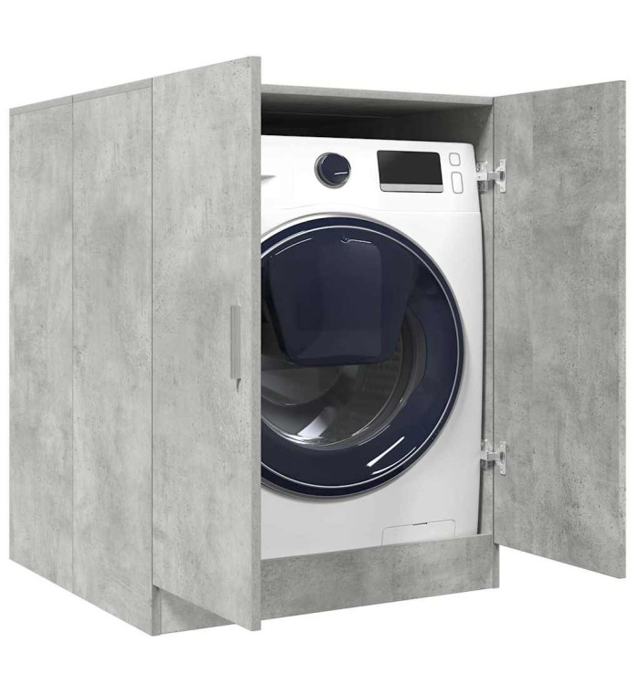 Meuble pour machine à laver Gris béton 70,5x71,5x91,5 cm | Mobilier & Déco