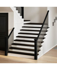 Marches d'escalier 12 pcs marron foncé 110x25x2 cm chêne massif | Mobilier & Déco