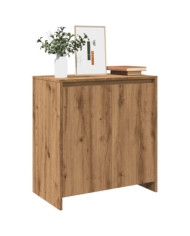 Buffet chêne artisanal 70x41x75 cm bois d'ingénierie | Mobilier & Déco