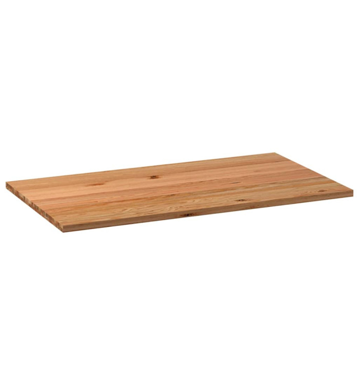 Dessus de table marron clair bois chêne massif rectangulaire | Mobilier & Déco