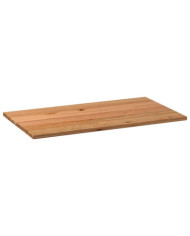 Dessus de table marron clair bois chêne massif rectangulaire | Mobilier & Déco