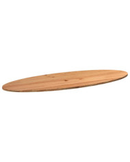 Dessus de table 320x120x4 cm bois de chêne massif ovale | Mobilier & Déco