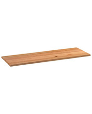 Dessus de table marron clair bois chêne massif rectangulaire | Mobilier & Déco