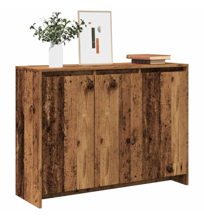 Buffet vieux bois 102x33x75 cm bois d'ingénierie | Mobilier & Déco