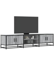 Meuble TV sonoma gris 180x35x41 cm bois d'ingénierie | Mobilier & Déco