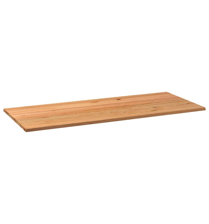 Dessus de table marron clair bois chêne massif rectangulaire | Mobilier & Déco