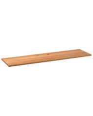 Dessus de table marron clair bois chêne massif rectangulaire | Mobilier & Déco