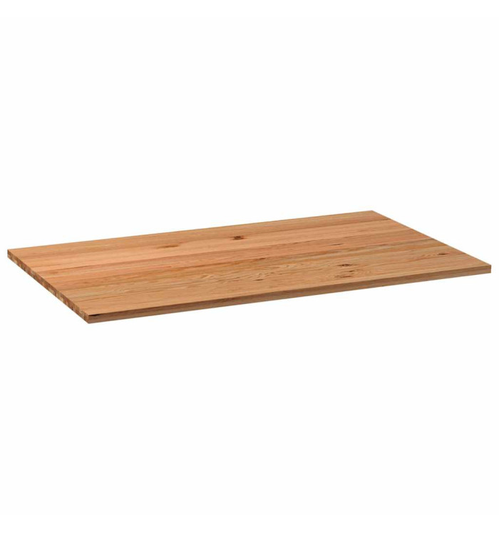 Dessus de table marron clair bois chêne massif rectangulaire | Mobilier & Déco