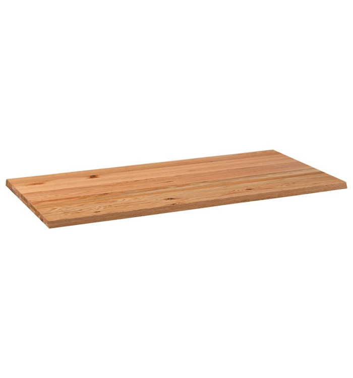 Dessus de table marron clair bois chêne massif rectangulaire | Mobilier & Déco