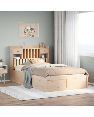Cadre de lit sans matelas 120x200 cm bois de pin massif | Mobilier & Déco