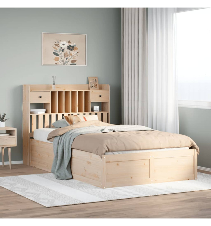 Cadre de lit sans matelas 120x200 cm bois de pin massif | Mobilier & Déco