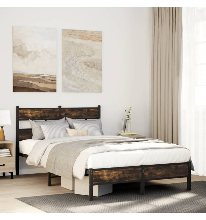 Cadre de lit sans matelas avec tête de lit 120x190 cm | Mobilier & Déco