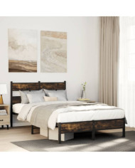Cadre de lit sans matelas avec tête de lit 120x190 cm | Mobilier & Déco
