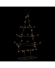 Arbre de Noël en métal pour décoration noir 105 cm | Mobilier & Déco