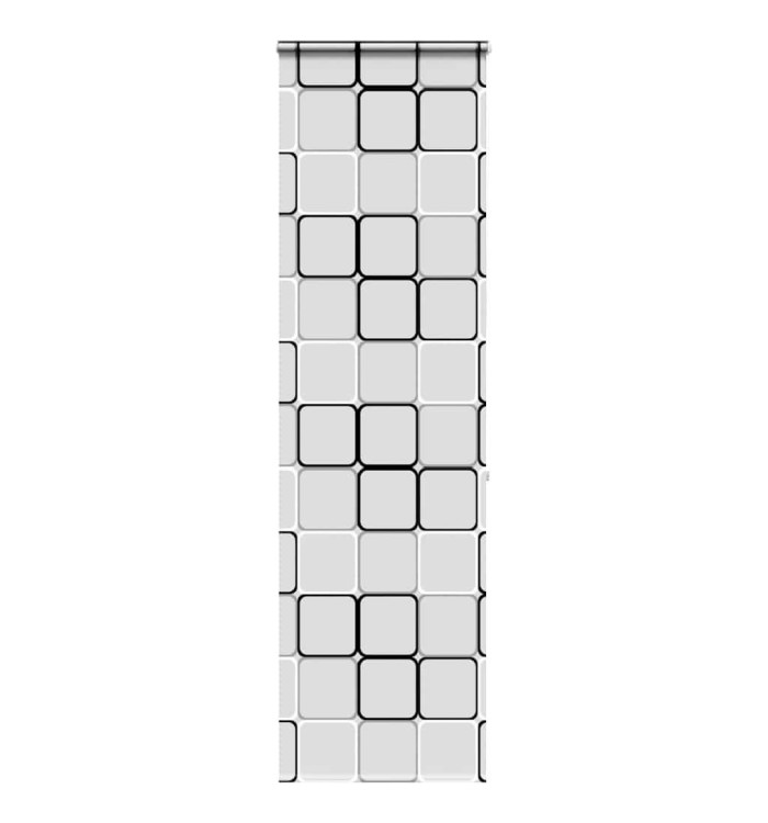 Store enrouleur de douche avec cassette largeur du tissu 56 cm | Mobilier & Déco