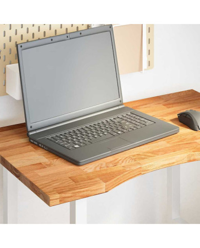 Dessus de bureau marron clair bois chêne massif rectangulaire | Mobilier & Déco