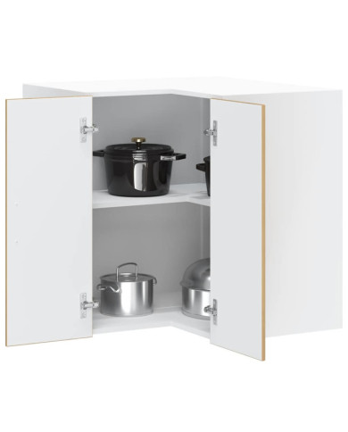Armoire d'angle murale de cuisine Porto chêne artisanal | Mobilier & Déco