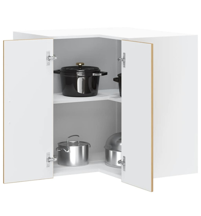 Armoire d'angle murale de cuisine Porto chêne artisanal | Mobilier & Déco