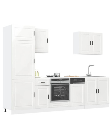 Ensemble d'armoires de cuisine 7 pcs Kalmar bois d'ingénierie | Mobilier & Déco