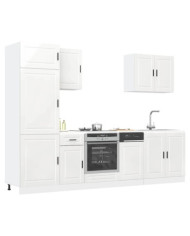 Ensemble d'armoires de cuisine 7 pcs Kalmar bois d'ingénierie | Mobilier & Déco