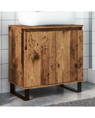 Armoire de salle de bain vieux bois 58x33x60 cm bois ingénierie | Mobilier & Déco