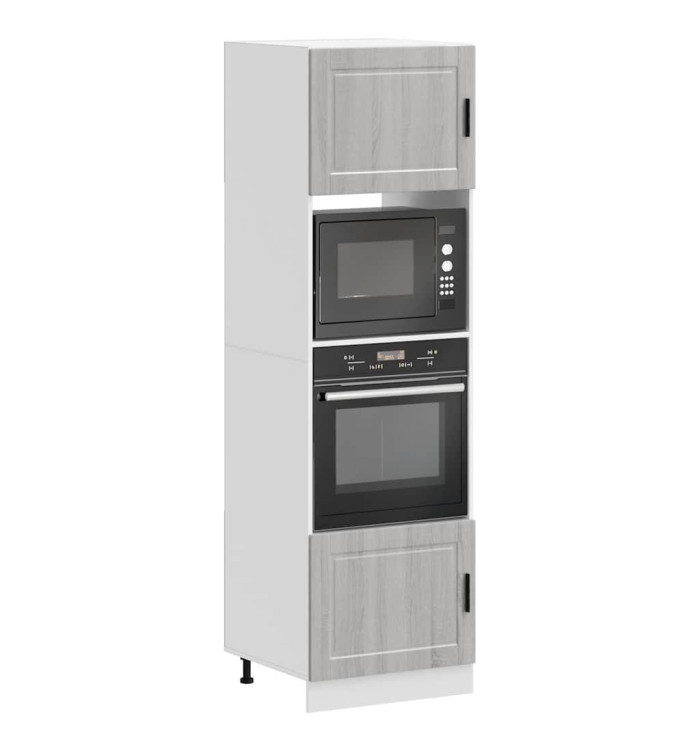 Armoires de four 2 pcs Porto sonoma gris bois d'ingénierie | Mobilier & Déco