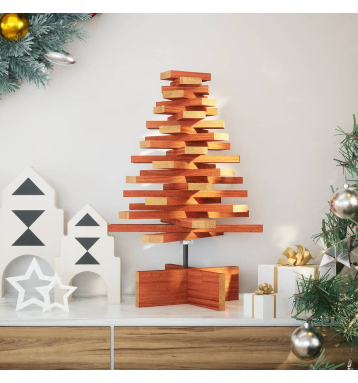 Arbre de Noël en bois pour décoration 60 cm bois de pin massif | Mobilier & Déco