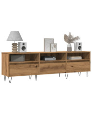 Meuble TV vieux bois 150x30x44,5 cm bois d'ingénierie | Mobilier & Déco