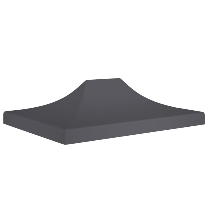 Toit de tente de réception 4x3 m Anthracite 270 g/m² | Mobilier & Déco