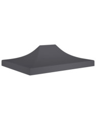 Toit de tente de réception 4x3 m Anthracite 270 g/m² | Mobilier & Déco