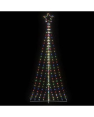 Sapin de Noël à LED 447 LED colorées 249 cm | Mobilier & Déco