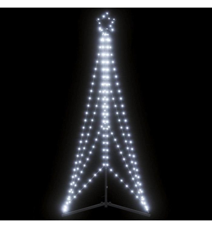 Sapin de Noël à LED 363 LED blanc froid 182 cm | Mobilier & Déco
