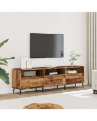 Meuble TV vieux bois 150x30x44,5 cm bois d'ingénierie | Mobilier & Déco