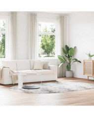 Tapis shaggy à poils longs NAVARRA gris clair 300x200 cm | Mobilier & Déco