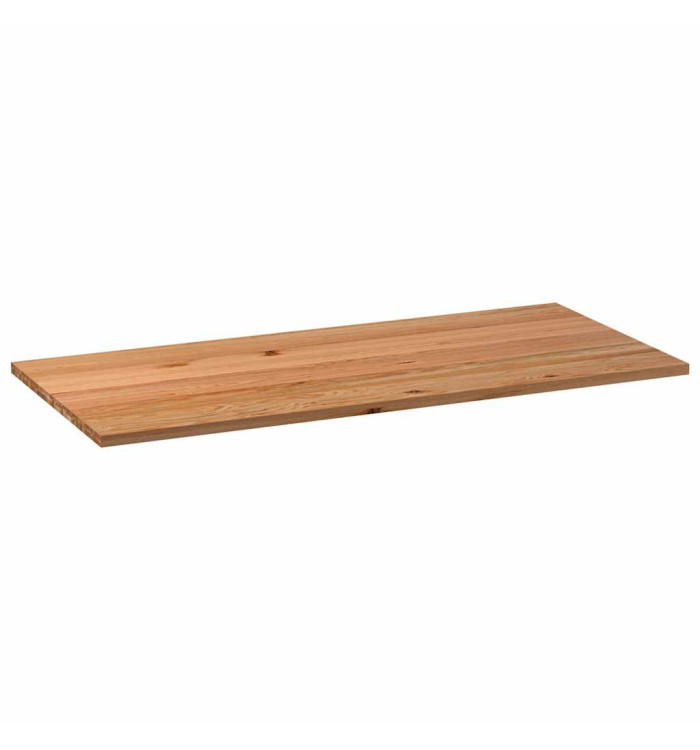 Dessus de table marron clair bois chêne massif rectangulaire | Mobilier & Déco